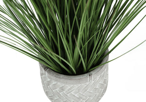 21" Tall, Artificial Plant, Grass, Indoor, Faux, Fake, Table, Greenery, Potted, Real Touch, Decorative - Green / White - Best Buy Furniture