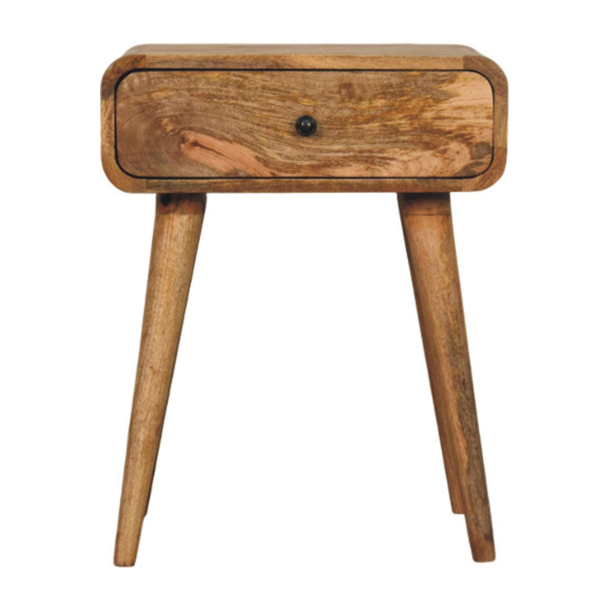 Solid Wood Avora Nightstand with 1-Drawer, Oak-ish
