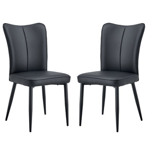 Modern Minimalist Dining Chairs (Set of 2)