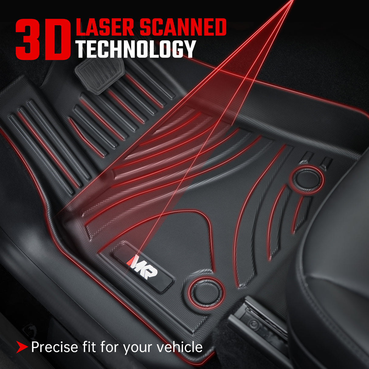 All-Weather TPE Floor Mats for Tesla Model Y 2021-2022