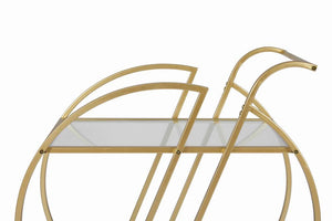 Gold Bar Carts for The Home Bar Serving Cart