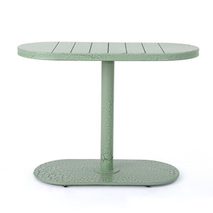 3 Piece Elegant Outdoor Bistro Set With 2 Chairs And Oval Table