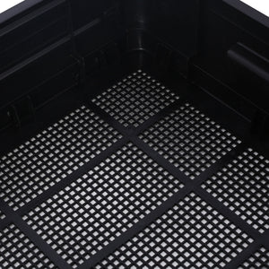 Durable 3 Tray Worm Farm Kit For Efficient Vermicomposting, 65L Capacity - Yellow / Black