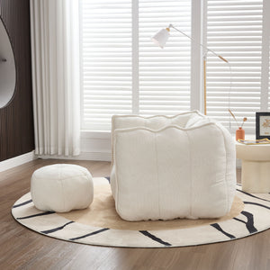 Soft Bean Bag Chair With High Resilient Foam