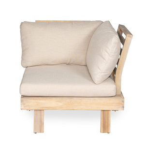Topia Acacia 4-Pieces Sofa Sectional Set