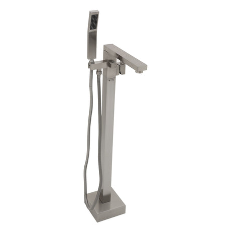 Freestanding Bathtub Faucet With Waterfall Tub Filler And Hand Shower