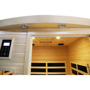Two-Person Hemlock Infrared Heating Sauna