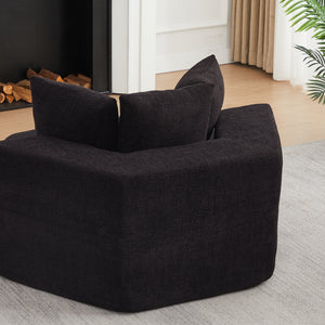 54-Inch Modern-Style Hexagonal Lounge Chair