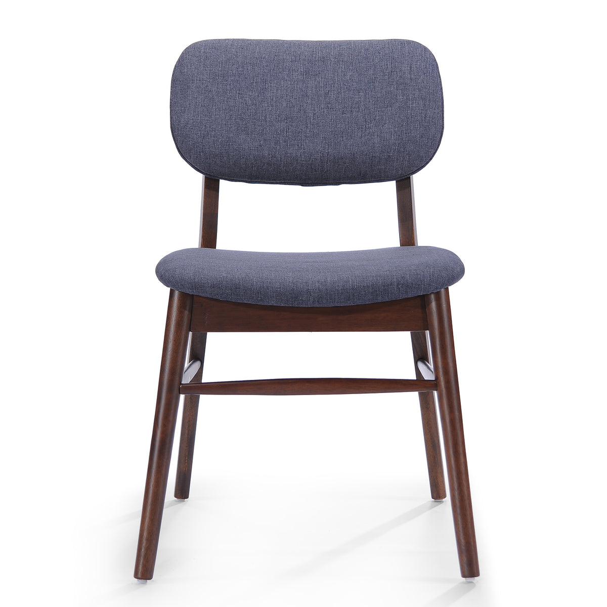 Set of 2 Mid-Century Upholstered Dining Chairs