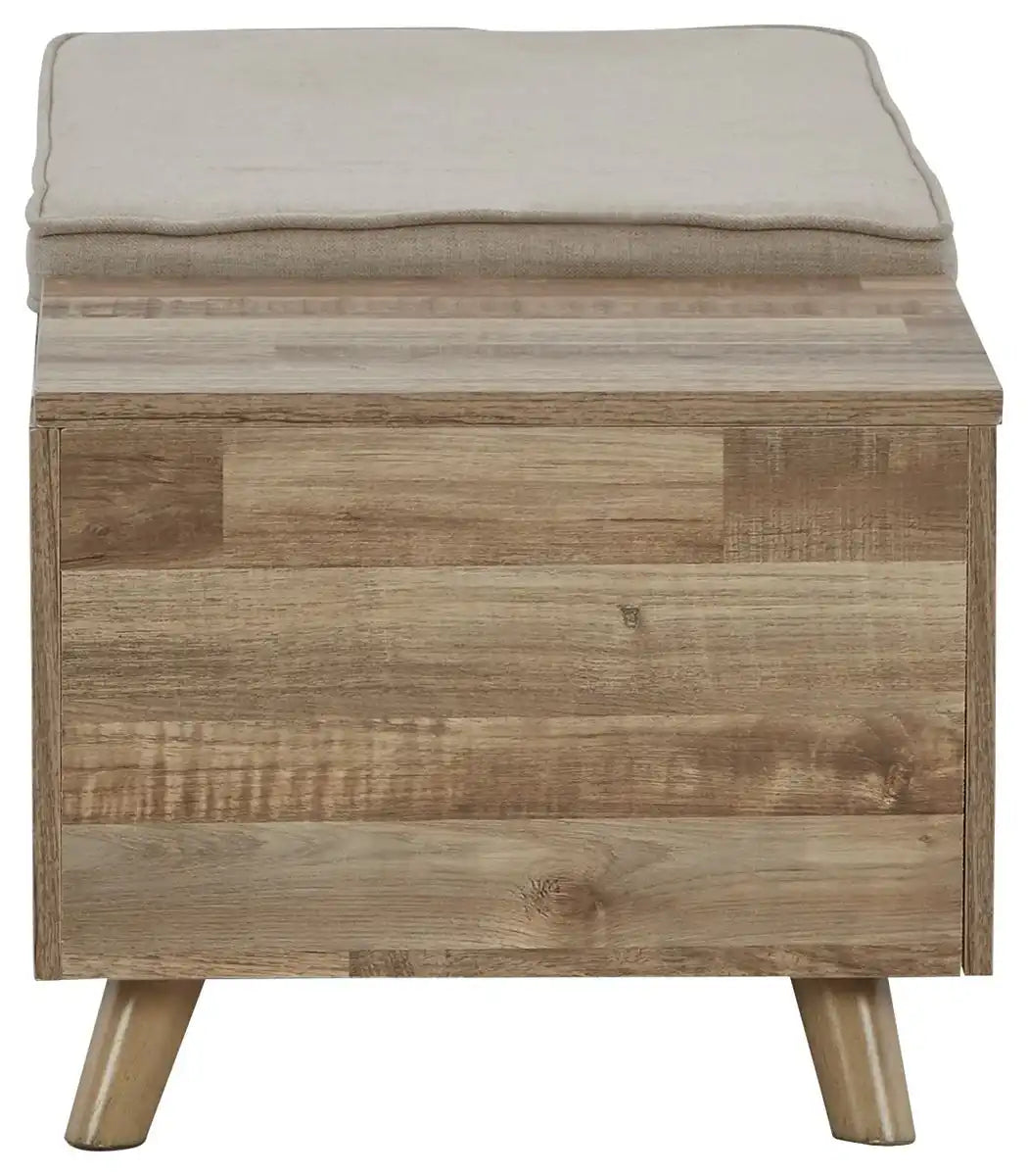 Gerdanet - Storage Bench - Beige - Best Buy Furniture