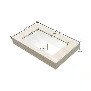 30" Roma Travertine-Pattern Sintered Stone Countertop