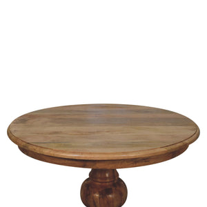 Solid Wood Round Turned Dining Table