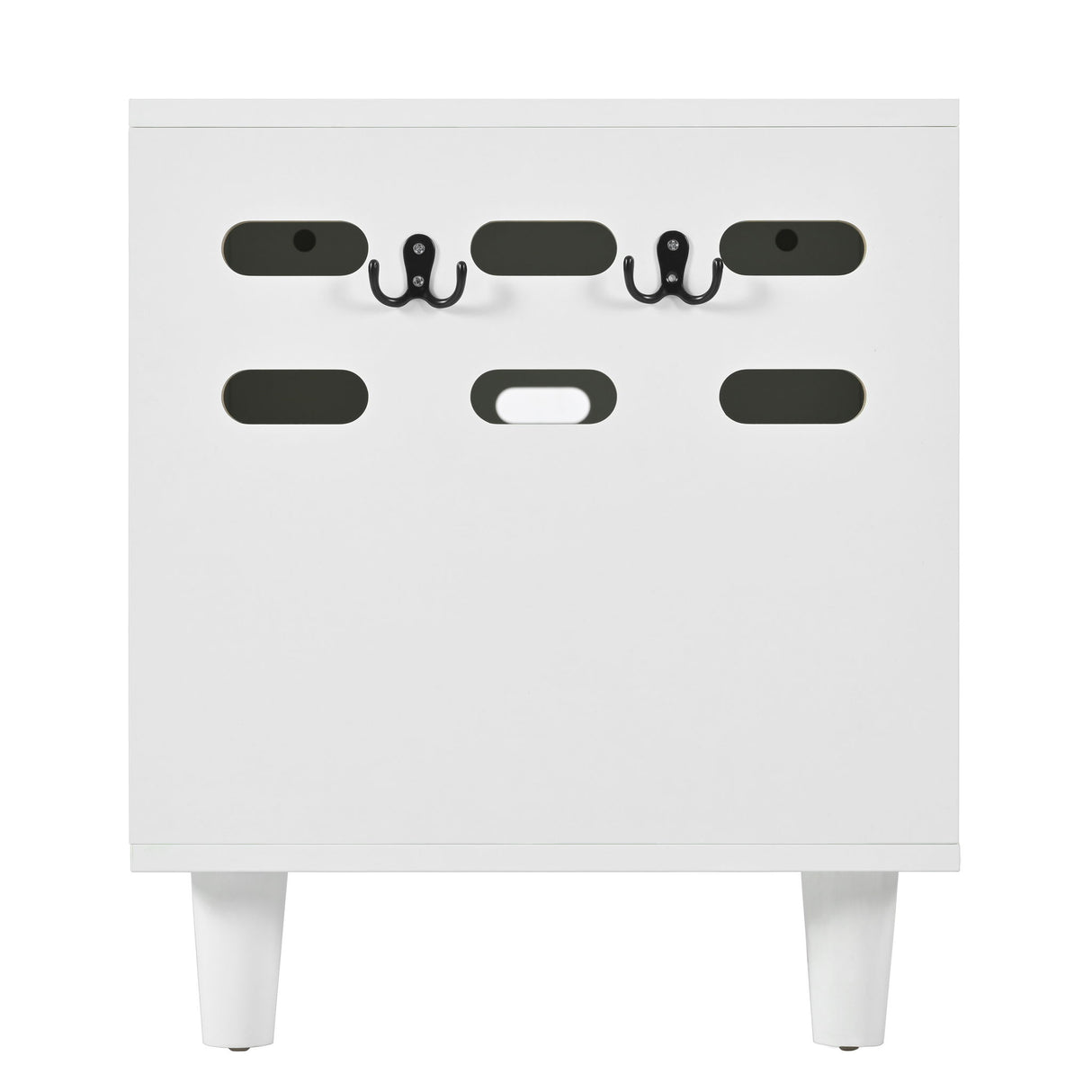 Furniture Style Cat Cabinet Cat Litter Box With Sisal Scratching Door - Cream White
