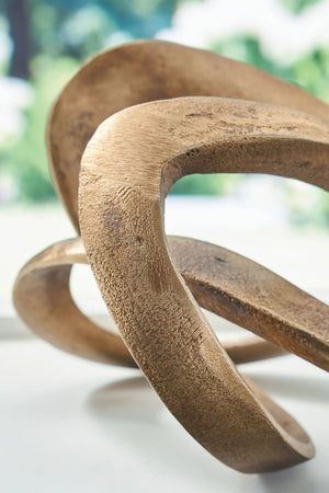 Dunnruck - Sculpture - Antique Brass Finish - Best Buy Furniture
