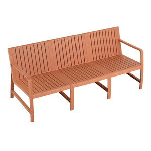 1 Piece Indoor / Outdoor 3 Seater Sofa, UV-Resistant, Waterproof And Durable