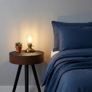 Round Coffee Table With Carved Top For Living Room