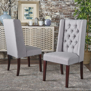 Sophisticated Tufted Dining Chair With High Back Design - Best Buy Furniture