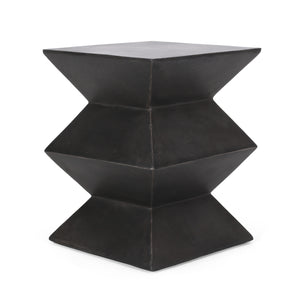 Outdoor Lightweight Concrete Side Table