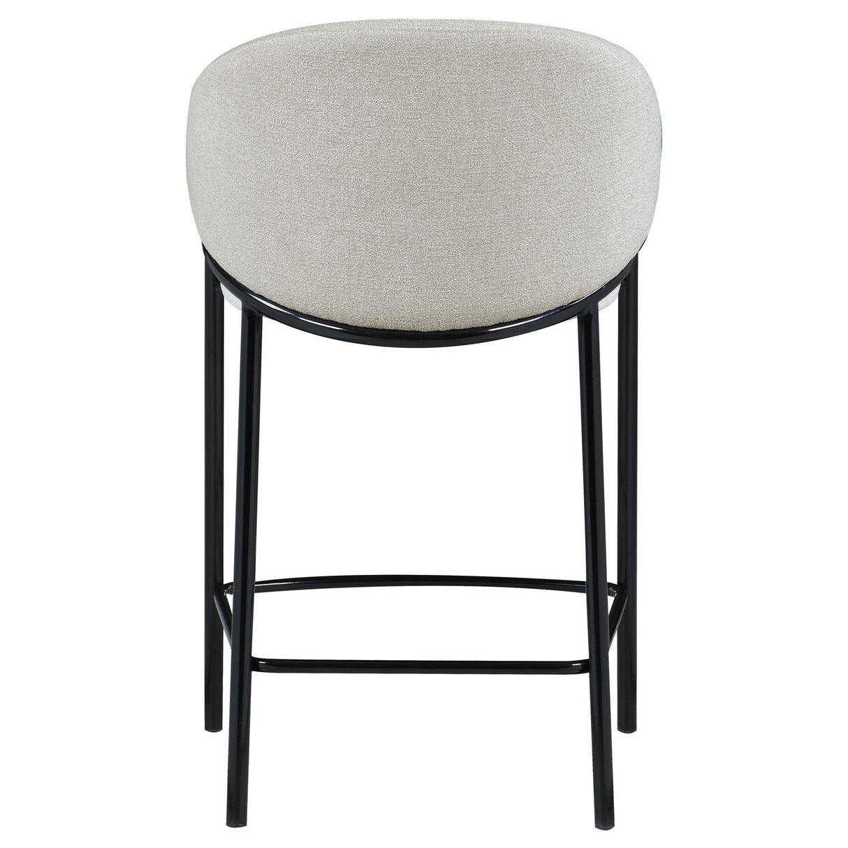 Sloped Arm Counter Stools (Set of 2) - Beige