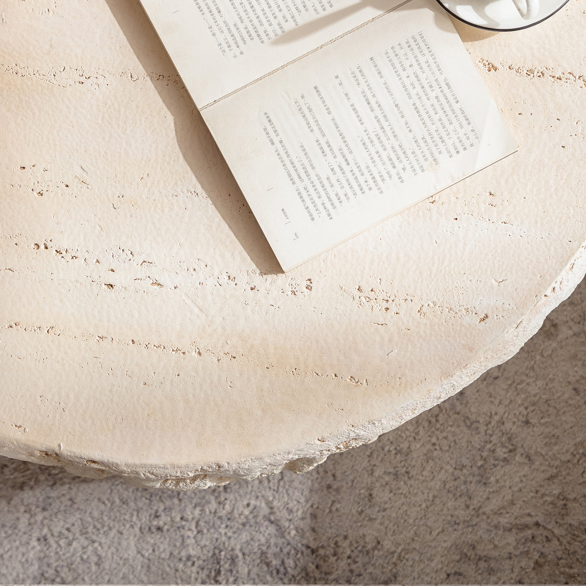 MgO Mid-Century Round Centre Coffee Table