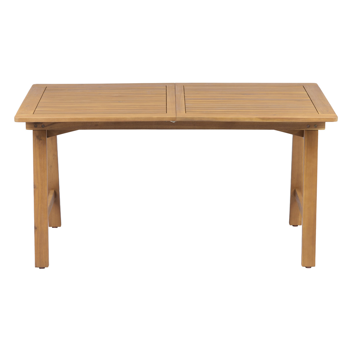 Extendable Acacia Wood Outdoor Dining Table