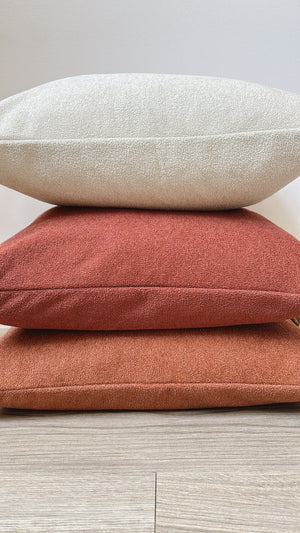 Cream Sherpa Lumbar Pillow Cover 12x20