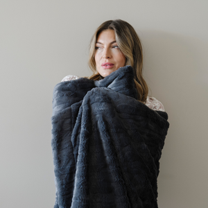 Faux Fur XL Throw Blankets by Saranoni