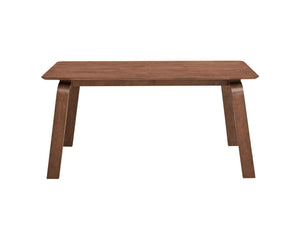 Ginny - 5 Piece With Side Chairs Dining Room Set - Walnut