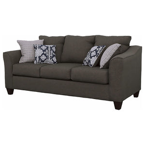 Ralston - Sofa With Accent Pillows - Gray