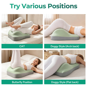 27° Ergonomic Memory Foam Support Pillow for Couples