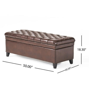 Juliana - Storage Ottoman With Birch Legs - Best Buy Furniture