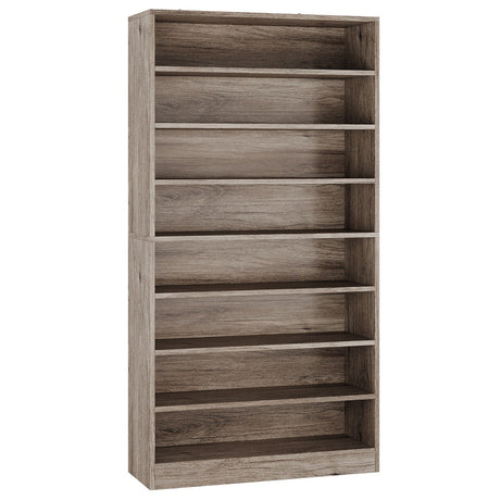 9 Tier Freestanding Shoe Cabinet with Open Design