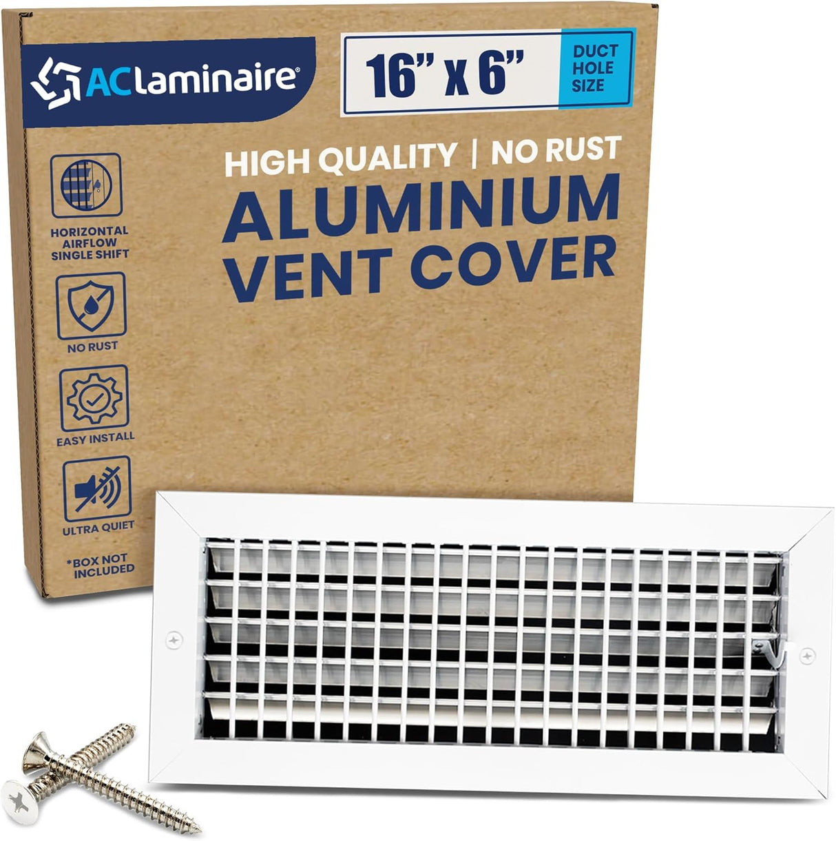 AC Register Vent Cover 16X6 inch - Box of 20