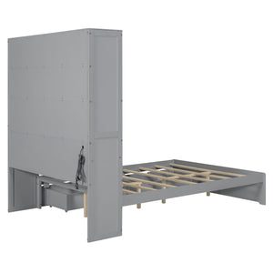 Platform Bed With USB, Storage Headboard & Drawers