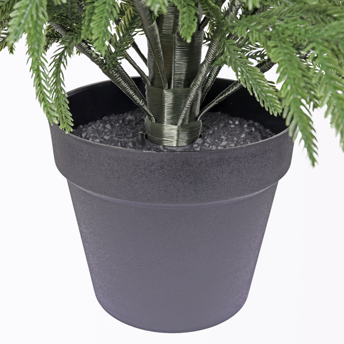 5FT Artificial Real Touch Norfolk Pine Tree - Potted Plants