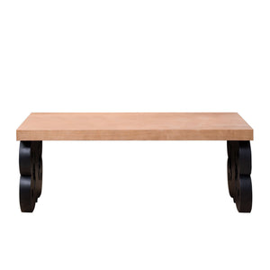 Ornate Scroll Base Coffee Table