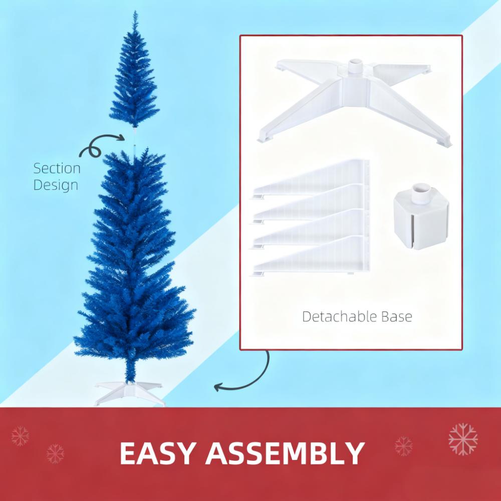 Striking 6ft Slim Pencil Artificial Christmas Tree