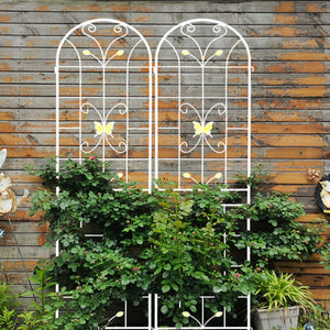Garden Metal Trellis Rustproof Trellis For Climbing Plants Outdoor Flower Support