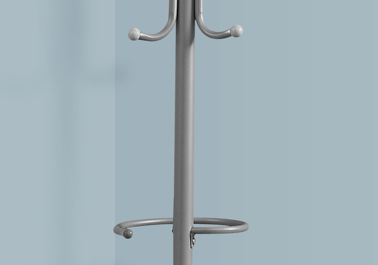 Coat Rack, Hall Tree, Free Standing, Hanging Bar, 6 Hooks, Entryway, Contemporary & Modern - Best Buy Furniture