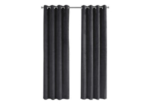 2 Pieces Set, Curtain Panel, Room Darkening, Grommet, Contemporary & Modern - Best Buy Furniture