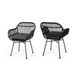 Outdoor Rattan Accent Chair With Metal Legs - Best Buy Furniture