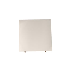 Utopia - Square End Table - Off White