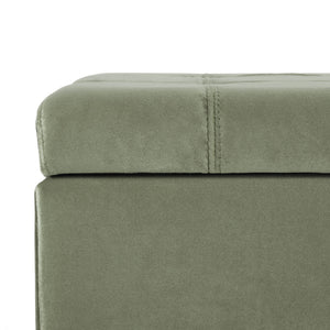 Wendover - Elegant Tufted Storage Bench With Lift-Up Top And Birch Wood Legs