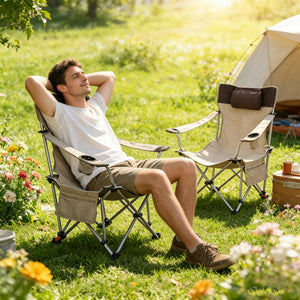 2PCS Outdoor Camping Chairs