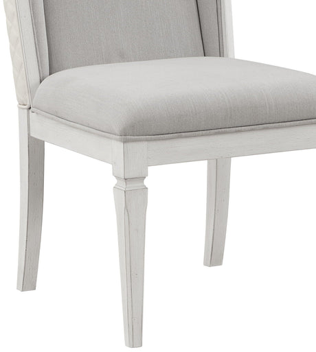 Katia - Side Chair (Set of 2) - Gray / White - Best Buy Furniture
