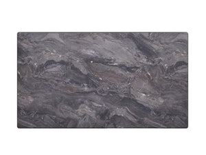 Bevis - Engineered Stone Top Dining Table - Walnut - Best Buy Furniture
