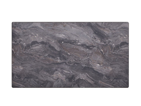 Bevis - Engineered Stone Top Dining Table - Walnut - Best Buy Furniture