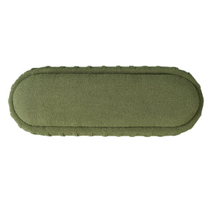 Upholstered Ottoman, Oval Shape