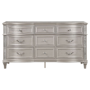 Katerina - 9 Drawer Dresser With Removable Jewelry Tray - Oak