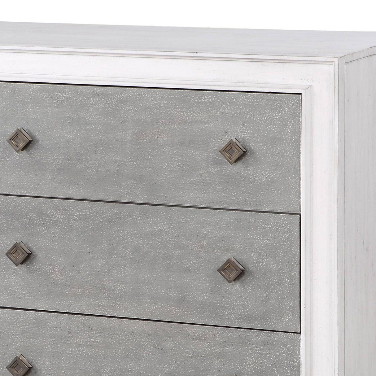 Katia - Weathered Dresser - White - Best Buy Furniture